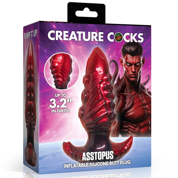 Asstopus Tentacle Inflatable Silicone Anal Plug