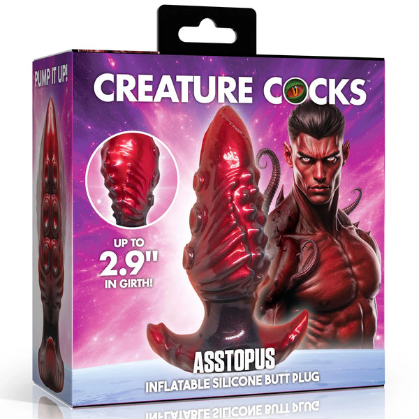 Asstopus Tentacle Inflatable Silicone Anal Plug