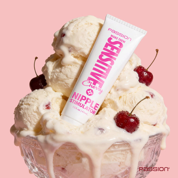 Make Them Sensitive Nipple Stimulator - Cherry 1.5 oz.