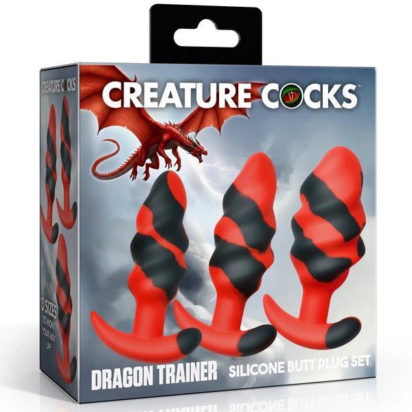 Dragon Trainer Silicone Butt Plug Set