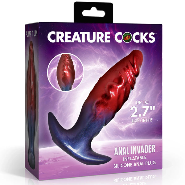 Anal Invader Inflatable Silicone Anal Plug