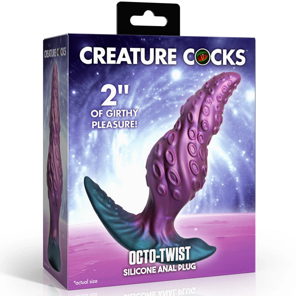 Octo-Twist Silicone Anal Plug