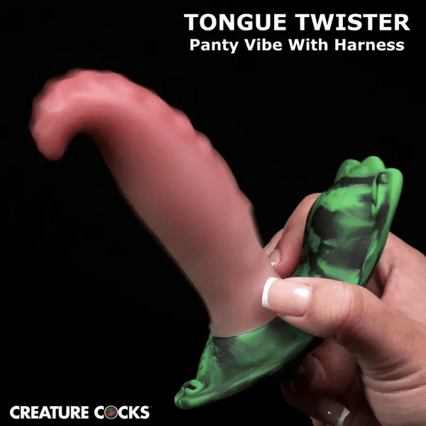 Tongue Twister Panty Vibe with Harness