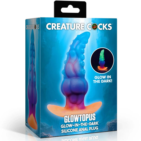 Glowtopus Glow-in-the-Dark Silicone Anal Plug