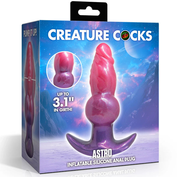 Astro Inflatable Silicone Anal Plug