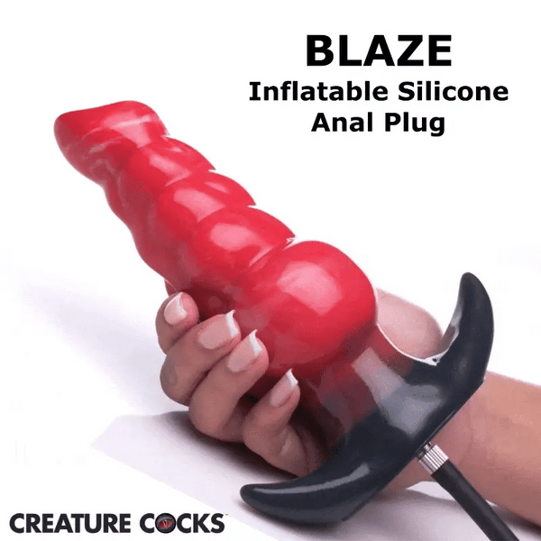 Blaze Inflatable Silicone Anal Plug