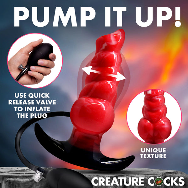 Blaze Inflatable Silicone Anal Plug
