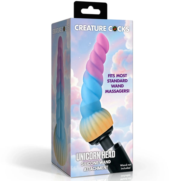 Unicorn Head Silicone Wand Attachment