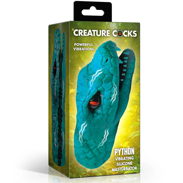 Python Vibrating Silicone Masturbator