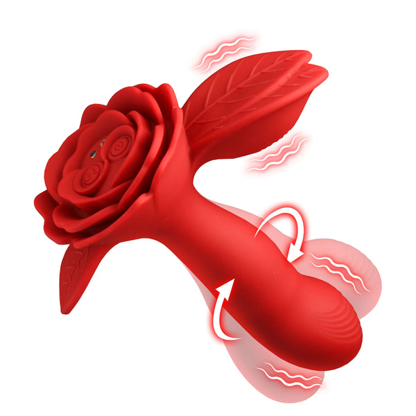 Gyrarose Rechargeable Gyrating Silicone Vibrator