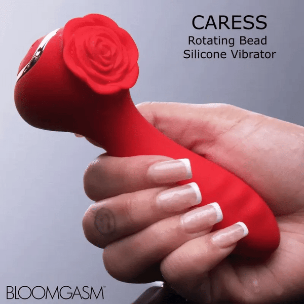 Caress Rechargeable Rotating Bead Silicone Vibrator