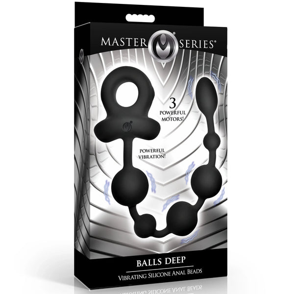 Balls Deep Vibrating Silicone Anal Beads