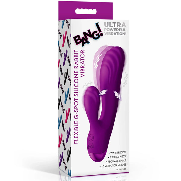 Flexible G-Spot Rechargeable Silicone Rabbit Vibrator