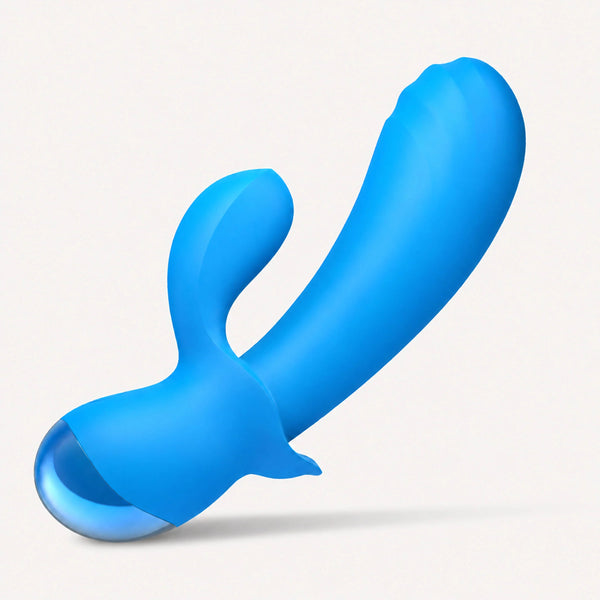 Flexible Thick Rechargeable Silicone Rabbit Vibrator