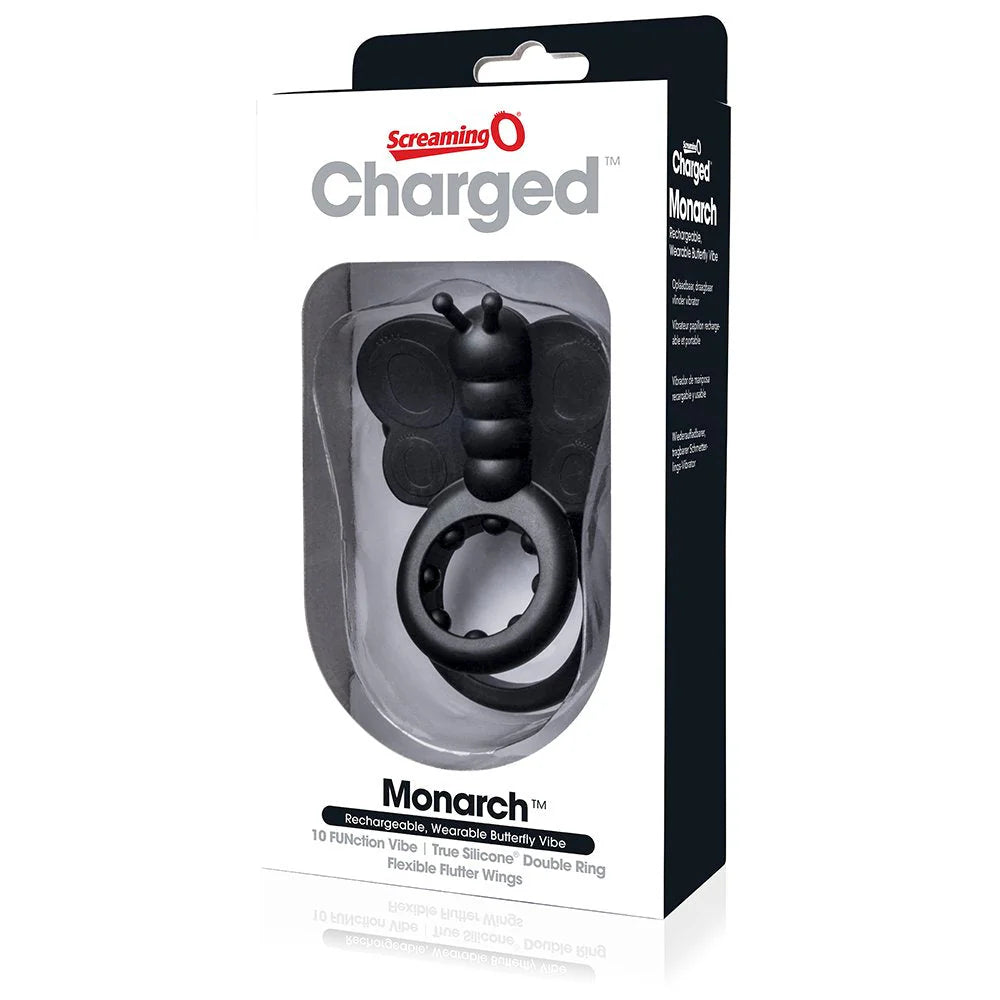 Charged Monarch Rechargeable Dual-Rings Vibrating Cock Ring