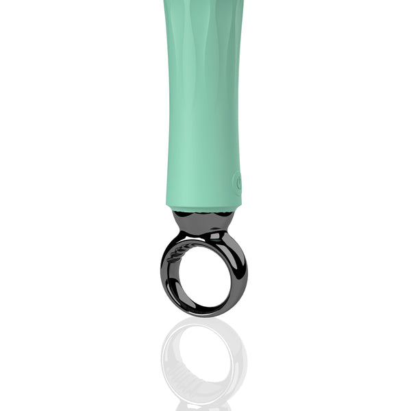 PrimO Wand Rechargeable Silicone Vibrator - Kiwi