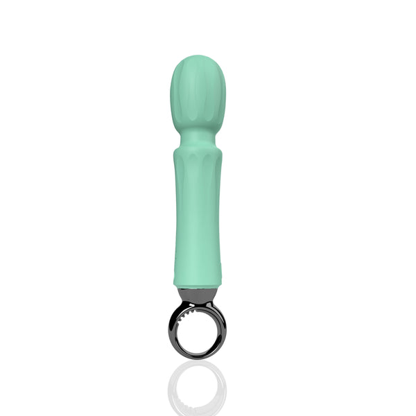 PrimO Wand Rechargeable Silicone Vibrator - Kiwi