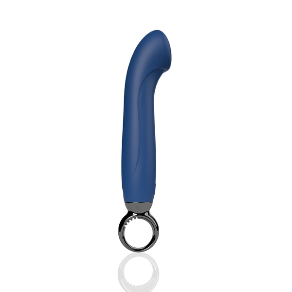 PrimO G-Spot Rechargeable Silicone Vibrator - Blueberry