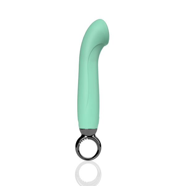 PrimO G-Spot Rechargeable Silicone Vibrator - Kiwi