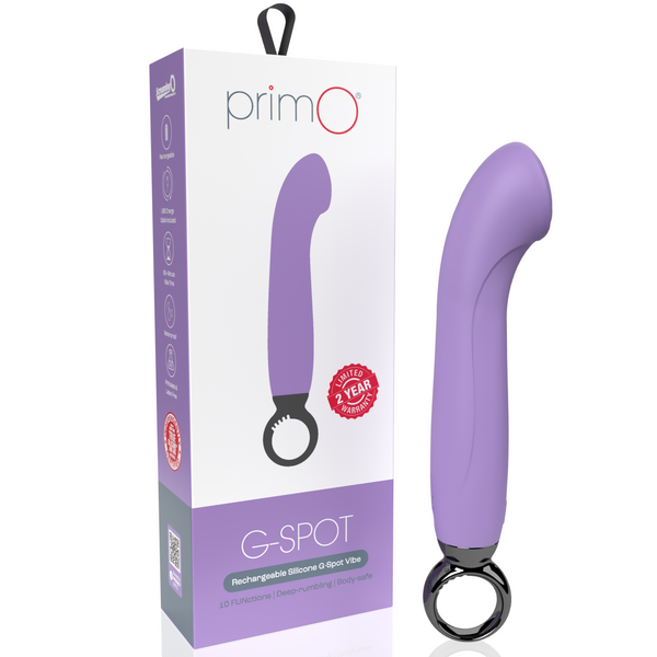 PrimO G-Spot Rechargeable Silicone Vibrator - Lilac