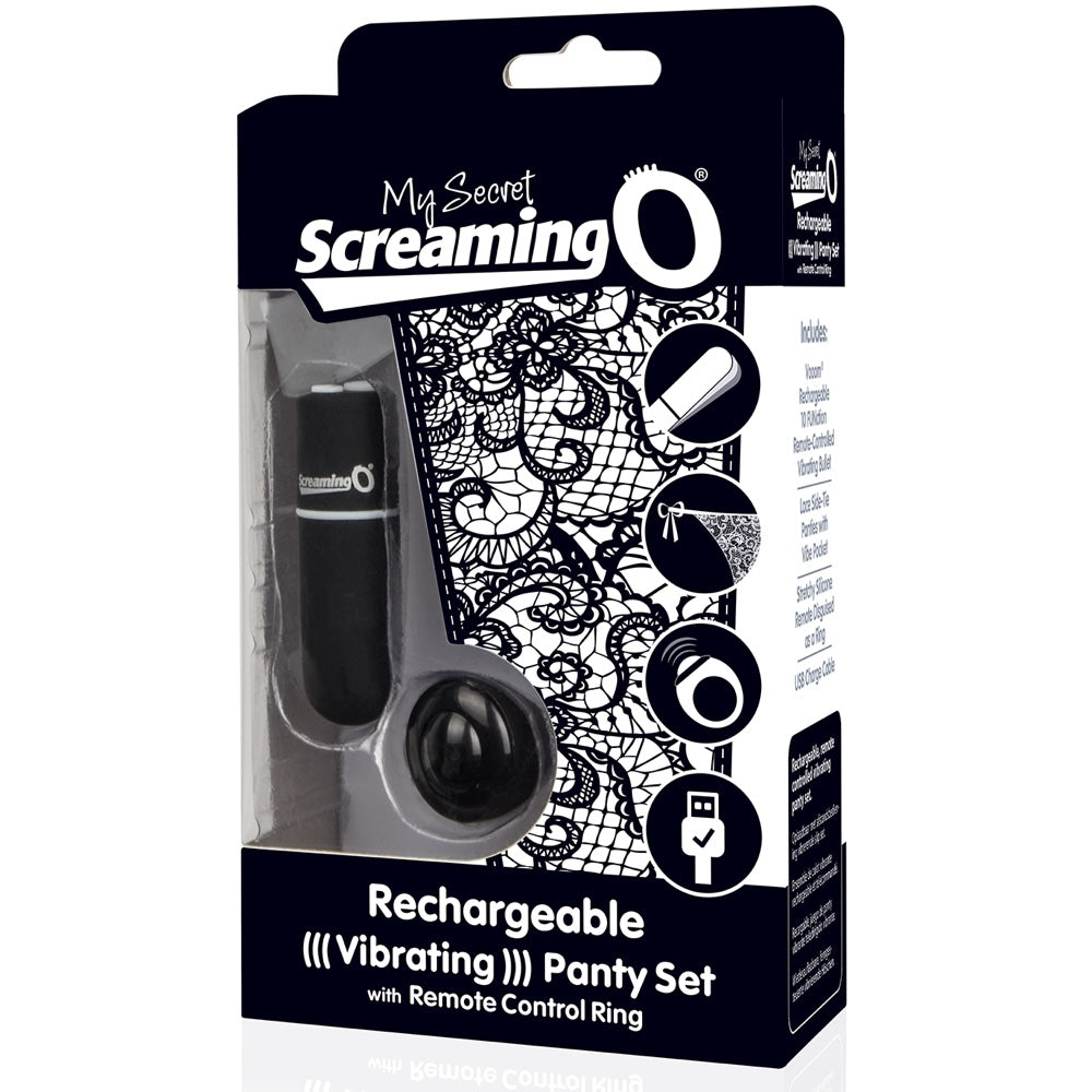 My Secret Rechargeable Remote Vibrating Panty Set