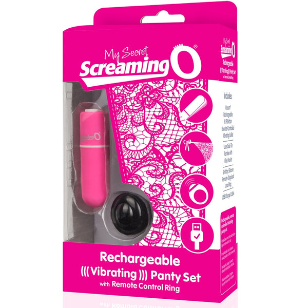 My Secret Rechargeable Remote Vibrating Panty Set