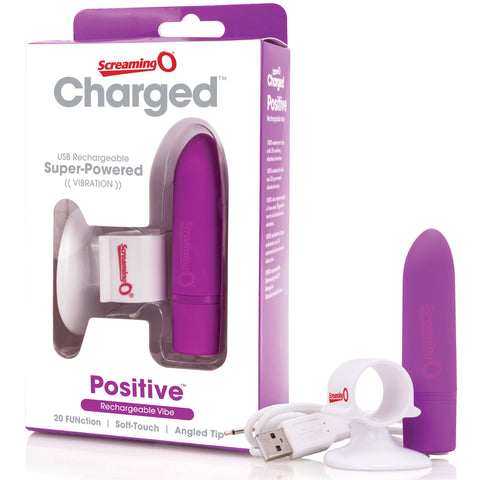 Charged Positive Rechargeable Vibe - Grape