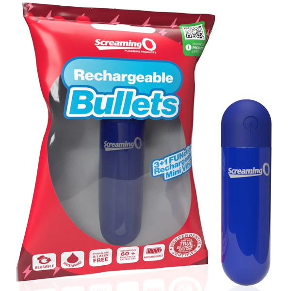 Assorted Rechargeable Bullet - 12 Count