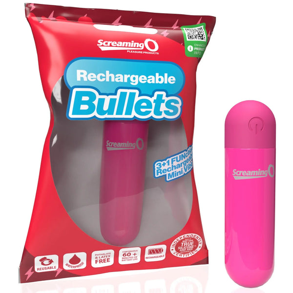 Assorted Rechargeable Bullet - 12 Count
