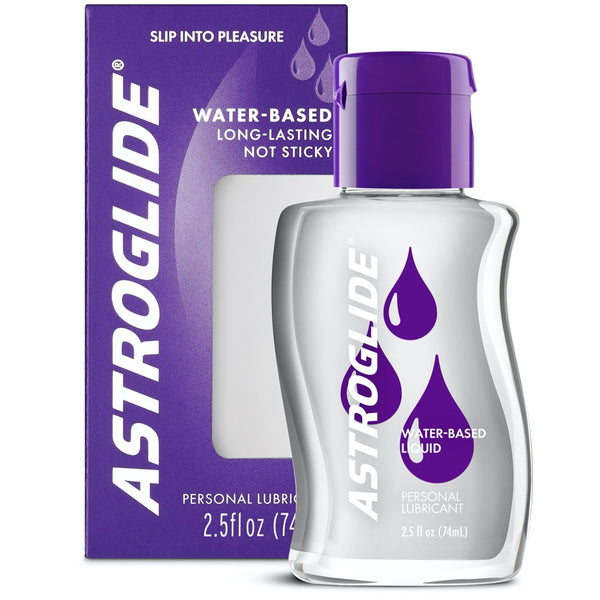 ASTROGLIDE Water-Based Lubricant 2.5 oz. (74ml) - Extreme Toyz Singapore - https://extremetoyz.com.sg - Sex Toys and Lingerie Online Store - Bondage Gear / Vibrators / Electrosex Toys / Wireless Remote Control Vibes / Sexy Lingerie and Role Play / BDSM / Dungeon Furnitures / Dildos and Strap Ons / Anal and Prostate Massagers / Anal Douche and Cleaning Aide / Delay Sprays and Gels / Lubricants and more...