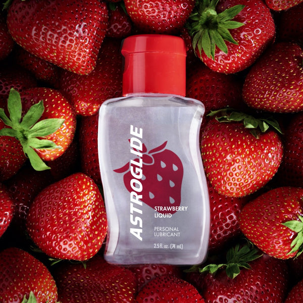 ASTROGLIDE Strawberry Liquid 2.5 oz. (74ml) - Extreme Toyz Singapore - https://extremetoyz.com.sg - Sex Toys and Lingerie Online Store - Bondage Gear / Vibrators / Electrosex Toys / Wireless Remote Control Vibes / Sexy Lingerie and Role Play / BDSM / Dungeon Furnitures / Dildos and Strap Ons  / Anal and Prostate Massagers / Anal Douche and Cleaning Aide / Delay Sprays and Gels / Lubricants and more...