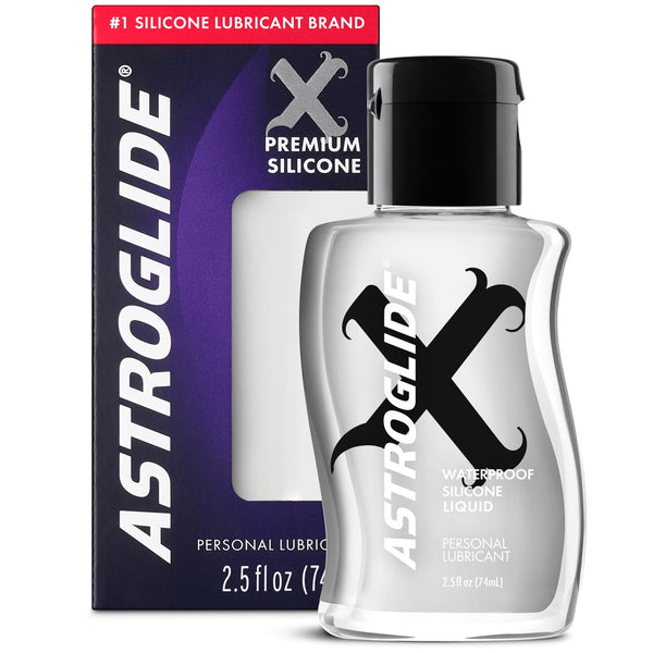 ASTROGLIDE X Silicone Liquid 2.5 oz. (74ml) - Extreme Toyz Singapore - https://extremetoyz.com.sg - Sex Toys and Lingerie Online Store - Bondage Gear / Vibrators / Electrosex Toys / Wireless Remote Control Vibes / Sexy Lingerie and Role Play / BDSM / Dungeon Furnitures / Dildos and Strap Ons / Anal and Prostate Massagers / Anal Douche and Cleaning Aide / Delay Sprays and Gels / Lubricants and more...