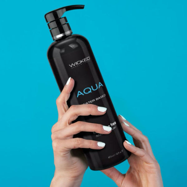 Wicked Sensual Care Aqua Water Based Lubricant - Extreme Toyz Singapore - https://extremetoyz.com.sg - Sex Toys and Lingerie Online Store - Bondage Gear / Vibrators / Electrosex Toys / Wireless Remote Control Vibes / Sexy Lingerie and Role Play / BDSM / Dungeon Furnitures / Dildos and Strap Ons &nbsp;/ Anal and Prostate Massagers / Anal Douche and Cleaning Aide / Delay Sprays and Gels / Lubricants and more...