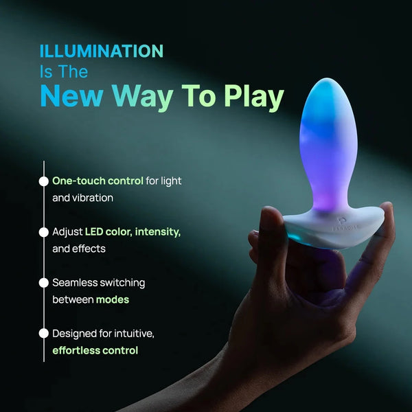 Illumination The Plug Anal Vibrator with App Control