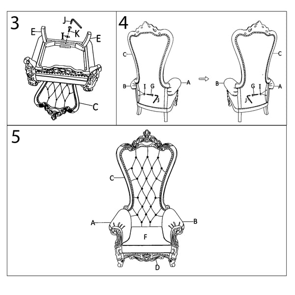 BDSM Throne Chair