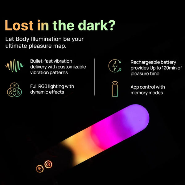 Illumination The Bullet Vibrator with App Control