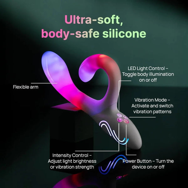 Illumination The Rabbit Vibrator with App Control