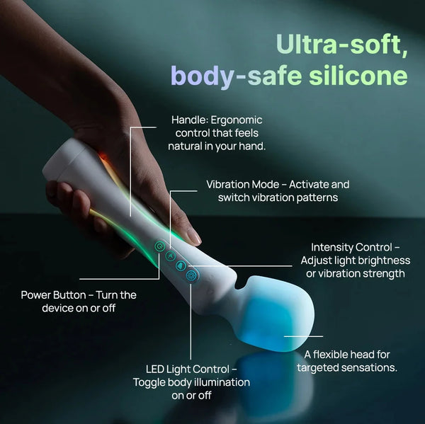Illumination The Wand Vibrator with App Control