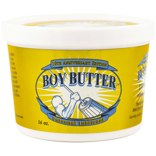 Boy Butter 10th Anniversary Edition Gold Label 16 oz. - Extreme Toyz Singapore - https://extremetoyz.com.sg - Sex Toys and Lingerie Online Store - Bondage Gear / Vibrators / Electrosex Toys / Wireless Remote Control Vibes / Sexy Lingerie and Role Play / BDSM / Dungeon Furnitures / Dildos and Strap Ons &nbsp;/ Anal and Prostate Massagers / Anal Douche and Cleaning Aide / Delay Sprays and Gels / Lubricants and more...