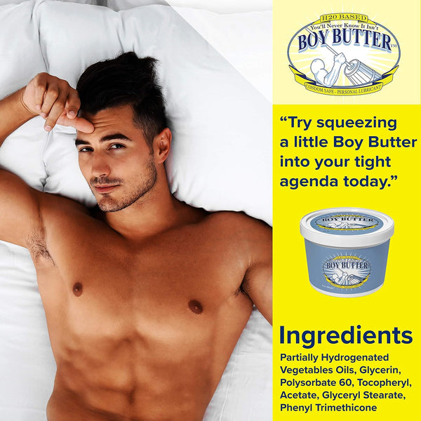 Boy Butter H2O Formula Lubricant 16 oz. - Extreme Toyz Singapore - https://extremetoyz.com.sg - Sex Toys and Lingerie Online Store - Bondage Gear / Vibrators / Electrosex Toys / Wireless Remote Control Vibes / Sexy Lingerie and Role Play / BDSM / Dungeon Furnitures / Dildos and Strap Ons &nbsp;/ Anal and Prostate Massagers / Anal Douche and Cleaning Aide / Delay Sprays and Gels / Lubricants and more...
