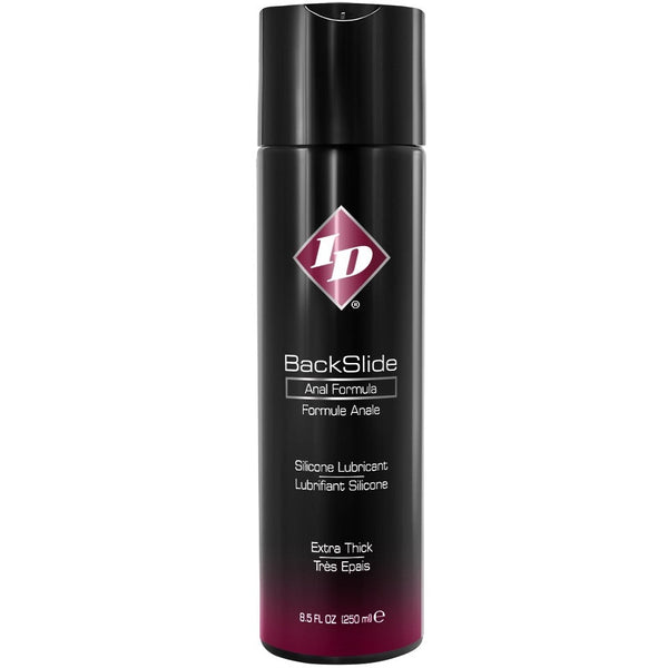 ID Lubricants BACKSLIDE Anal Formula Silicone Lubricant - 250ml - Extreme Toyz Singapore - https://extremetoyz.com.sg - Sex Toys and Lingerie Online Store - Bondage Gear / Vibrators / Electrosex Toys / Wireless Remote Control Vibes / Sexy Lingerie and Role Play / BDSM / Dungeon Furnitures / Dildos and Strap Ons  / Anal and Prostate Massagers / Anal Douche and Cleaning Aide / Delay Sprays and Gels / Lubricants and more...