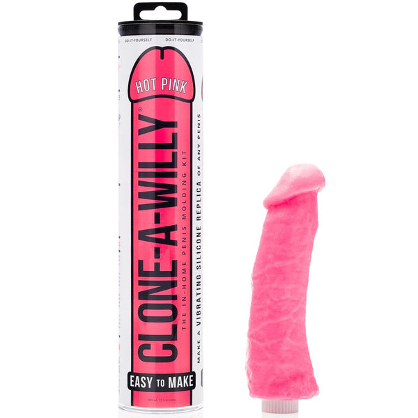 DIY Homemade Vibrating Dildo Clone Kit - Hot Pink