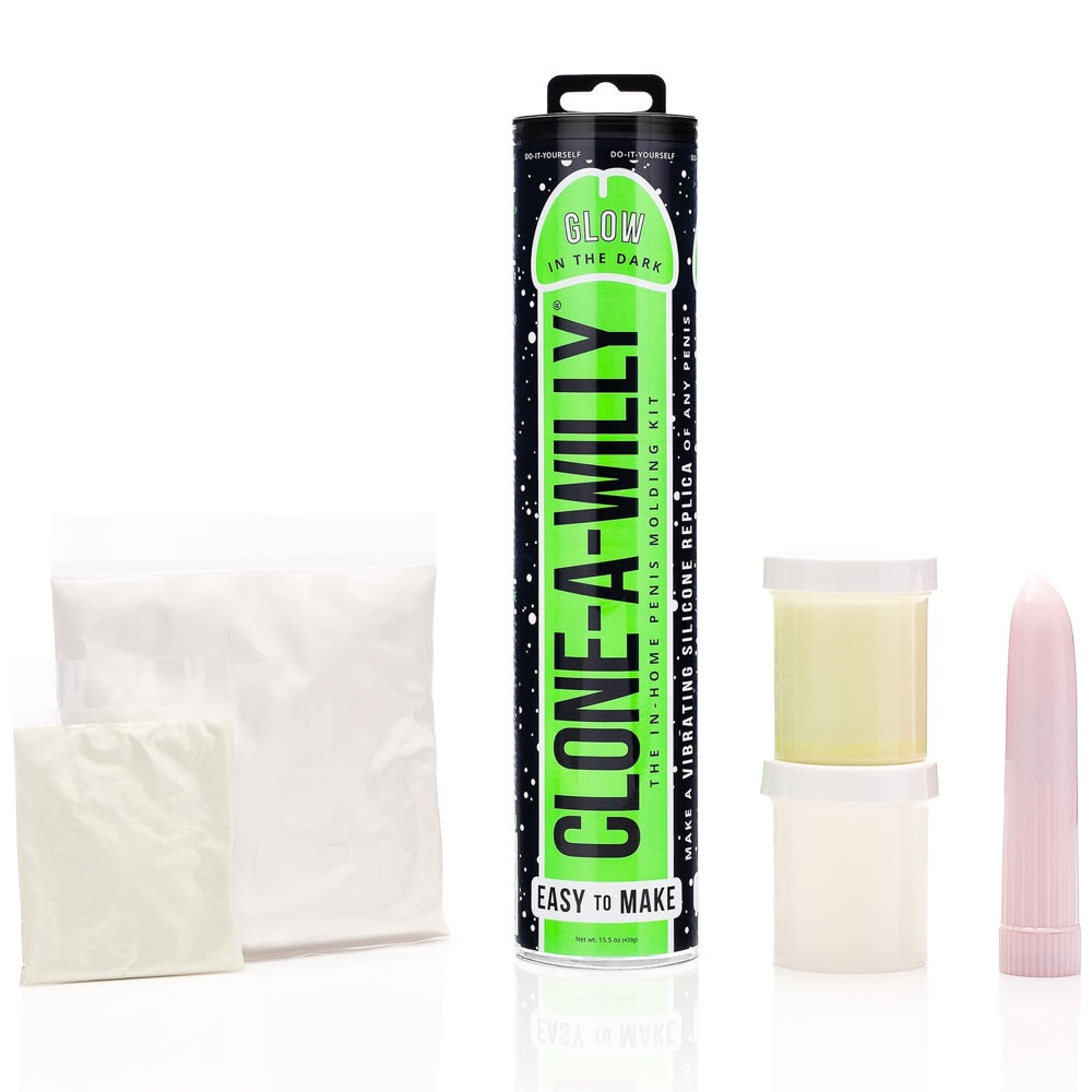 DIY Homemade Vibrating Glow-In-The Dark Dildo Clone Kit - Original