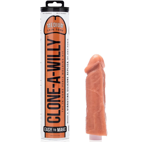 DIY Homemade Vibrating Dildo Clone Kit - Medium Skin Tone