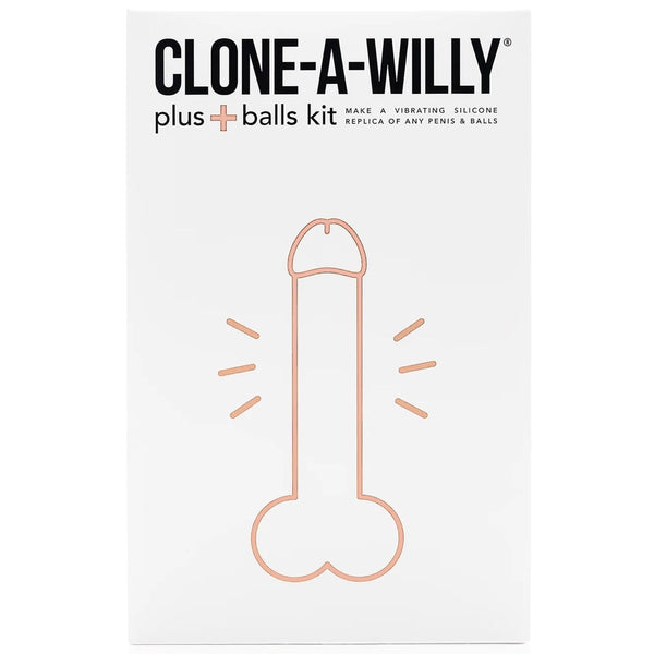 DIY Homemade Vibrating Penis + Balls Clone Kit - Light Tone