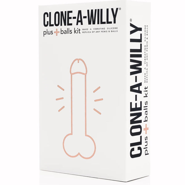 DIY Homemade Vibrating Penis + Balls Clone Kit - Light Tone