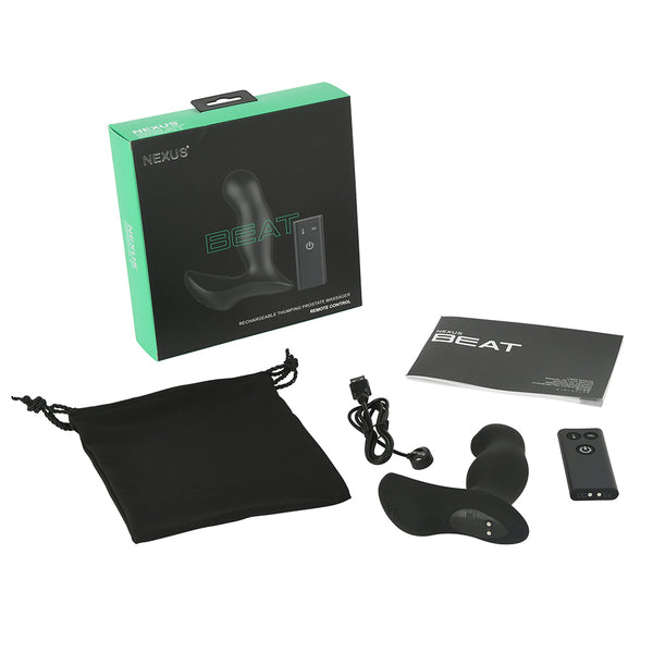 Beat Remote Control Rechargeable Prostate Massager with Rhythmic ‘Thumper’ Technology