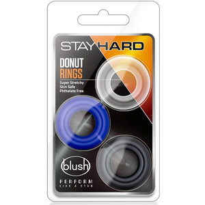 Stay Hard Donut Rings 3 Pack Cock Rings