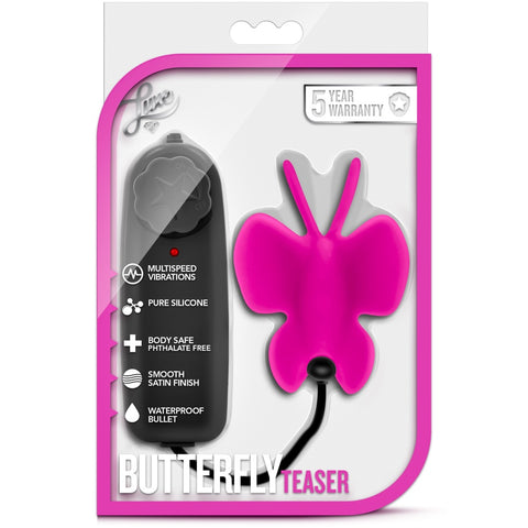 Luxe Butterfly Teaser Platinum-Cured Silicone  Vibrator