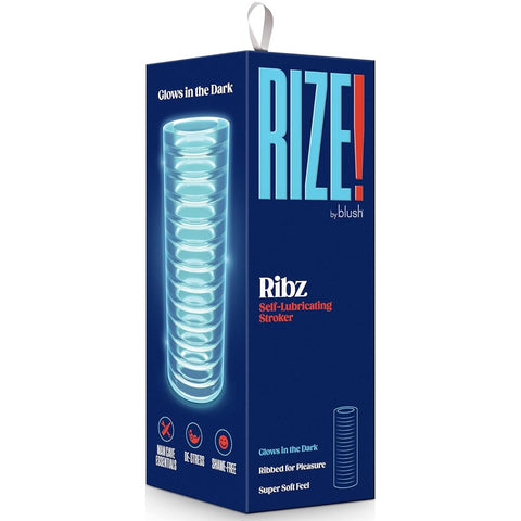 Rize Ribz Self-Lubricating Glow in the Dark Stroker